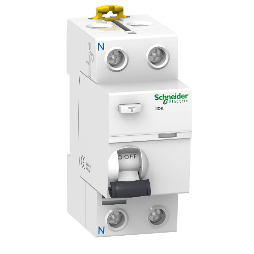 iID K 2Р 25A 30mA AC Блок утечки тока 2-полюсный, 25A, 30mA, тип АC (УЗО) Schneider Electric, A9R50225