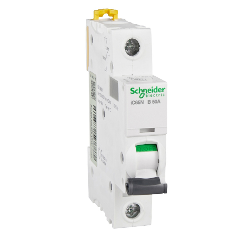 iC65N 1P 50А Автоматический выключатель 1-полюсный, 50А, 6кА (хар-ка B) Schneider Electric