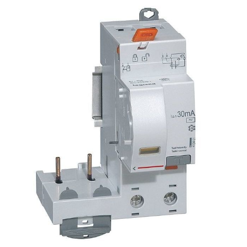 DX3 Дифференциальный блок 2-полюсный, 40A, 30mA, тип АC, 6kA, (хар-ка C) Legrand, 410401