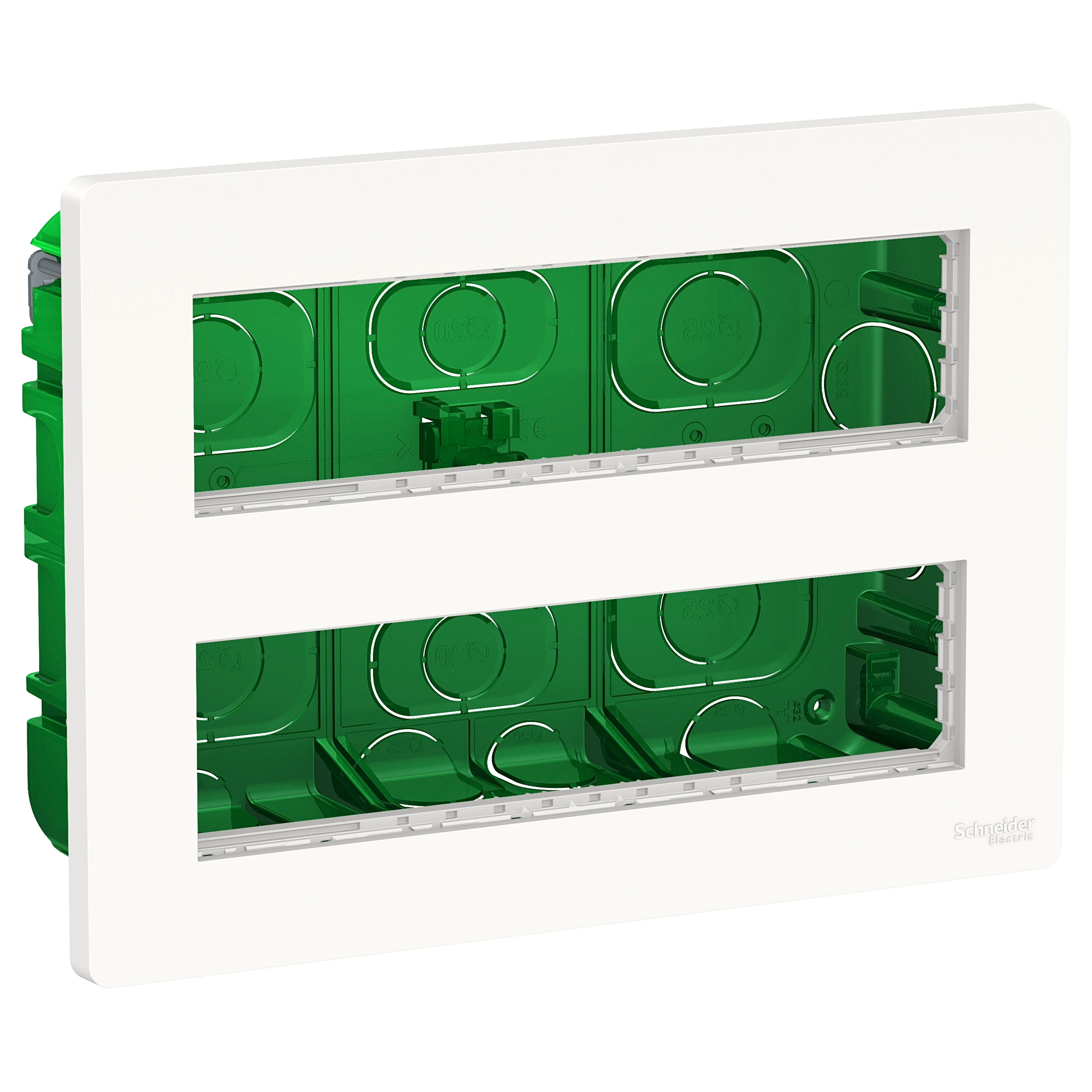 Блок скрытой установки 2х4 антибактериальный Unica System+ Schneider Electric, NU171820