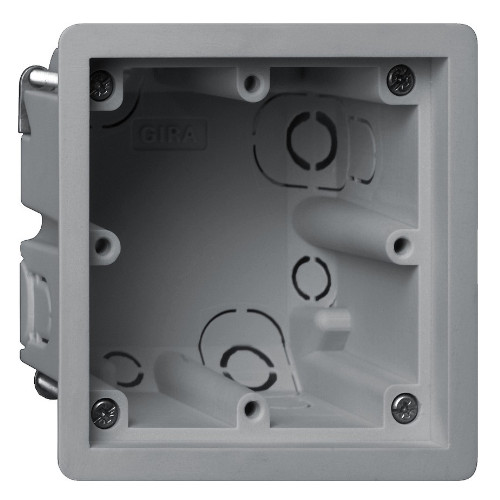 Монтажная коробка 1-постовая (серый) E22 GIRA, G289600