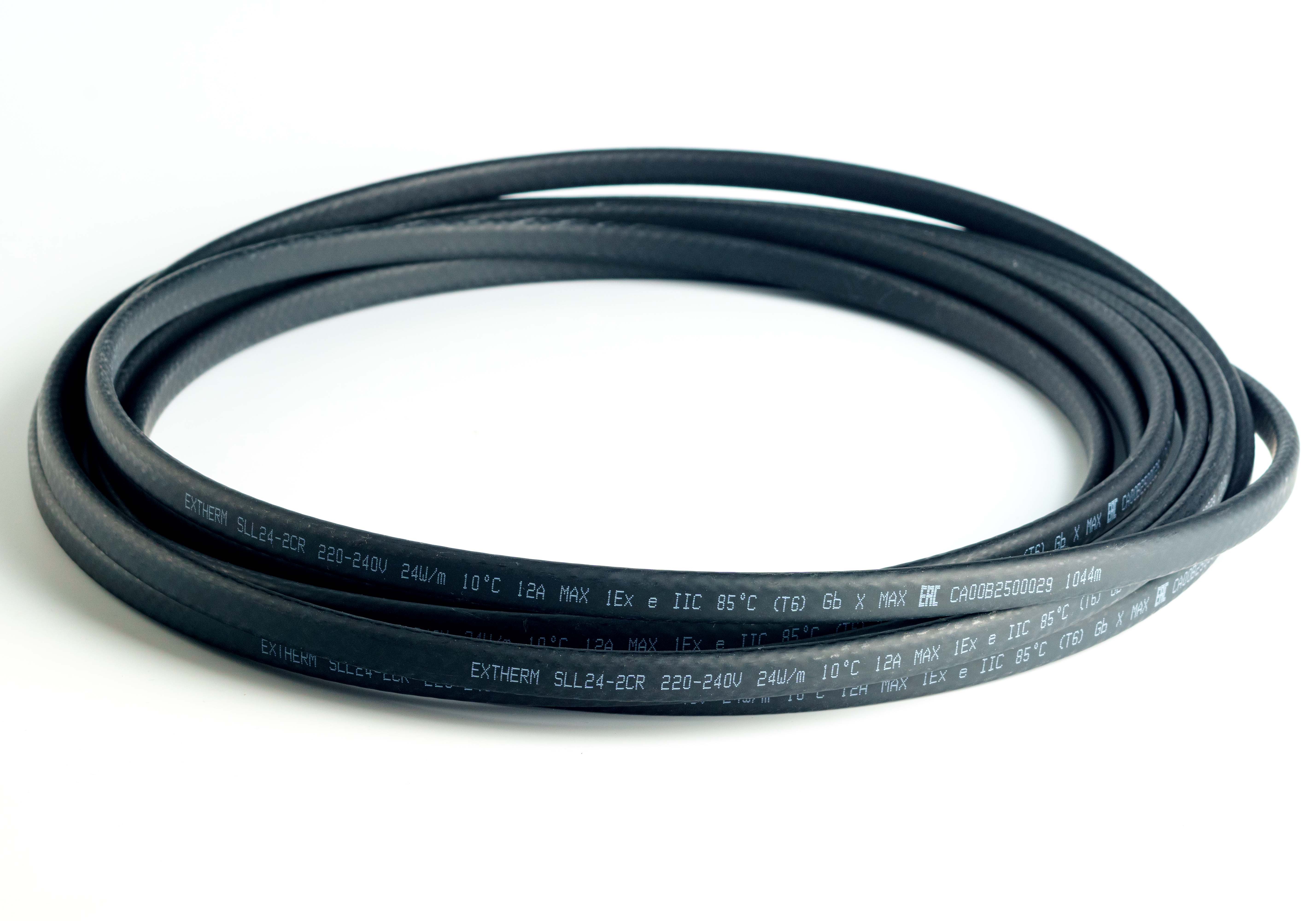Extherm Extherm SXLL40-2CR Саморегулирующийся нагревательный кабель строительного применения (кровли, трубы) 40 Вт/м, 16AWG, термопласт