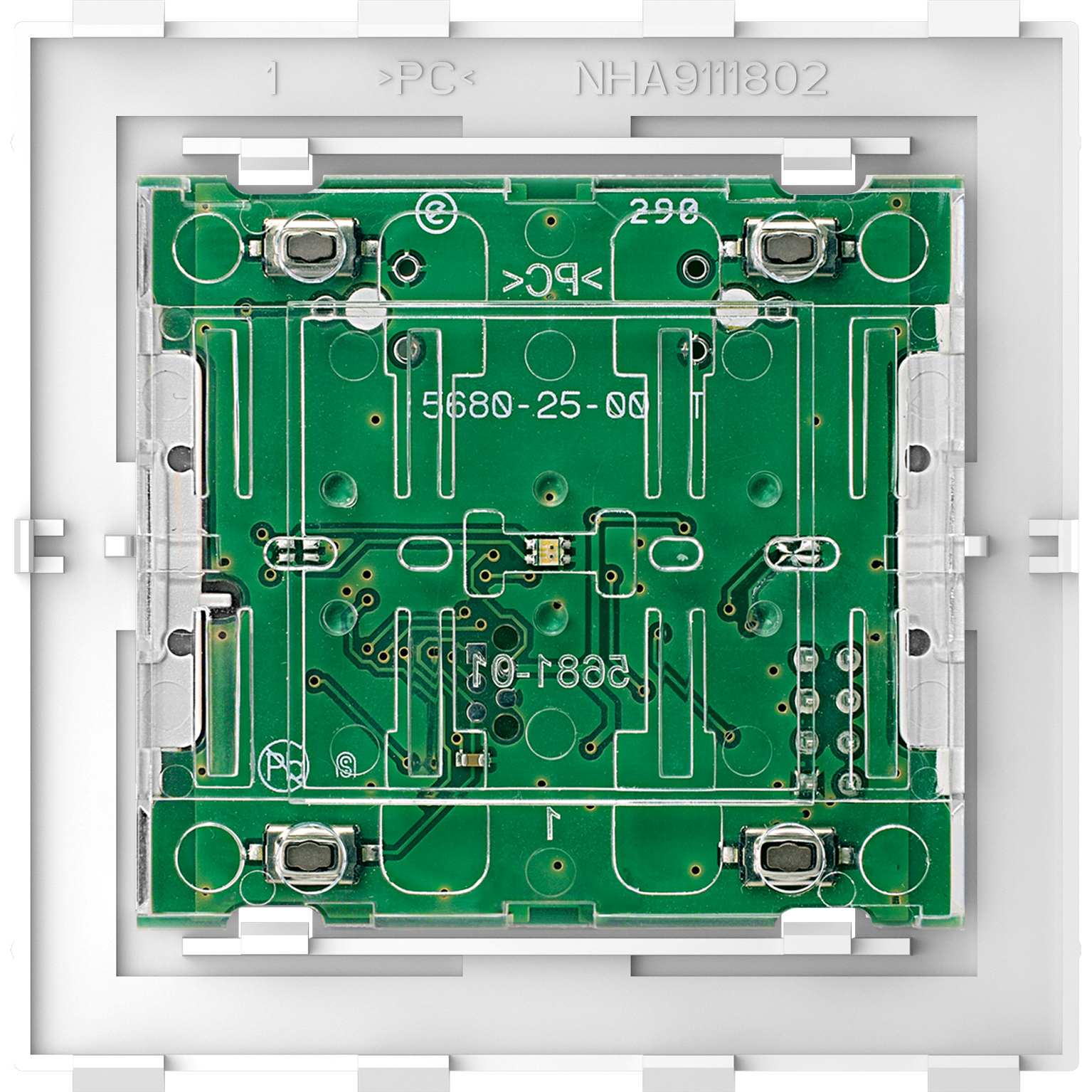 Кнопочный модуль basic, 1-клавишный Merten D-Life Schneider Electric, MTN5110-6000
