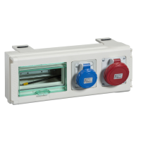 Отводной блок 32а с 2 силовыми роз. Schneider Electric, KSB32CP35