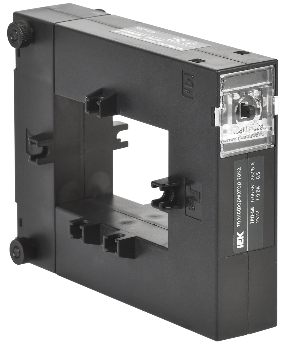Трансформатор тока ТРП-58 250/5 1ВА кл. точн. 0,5 IEK, ITT58-2-D015-0250