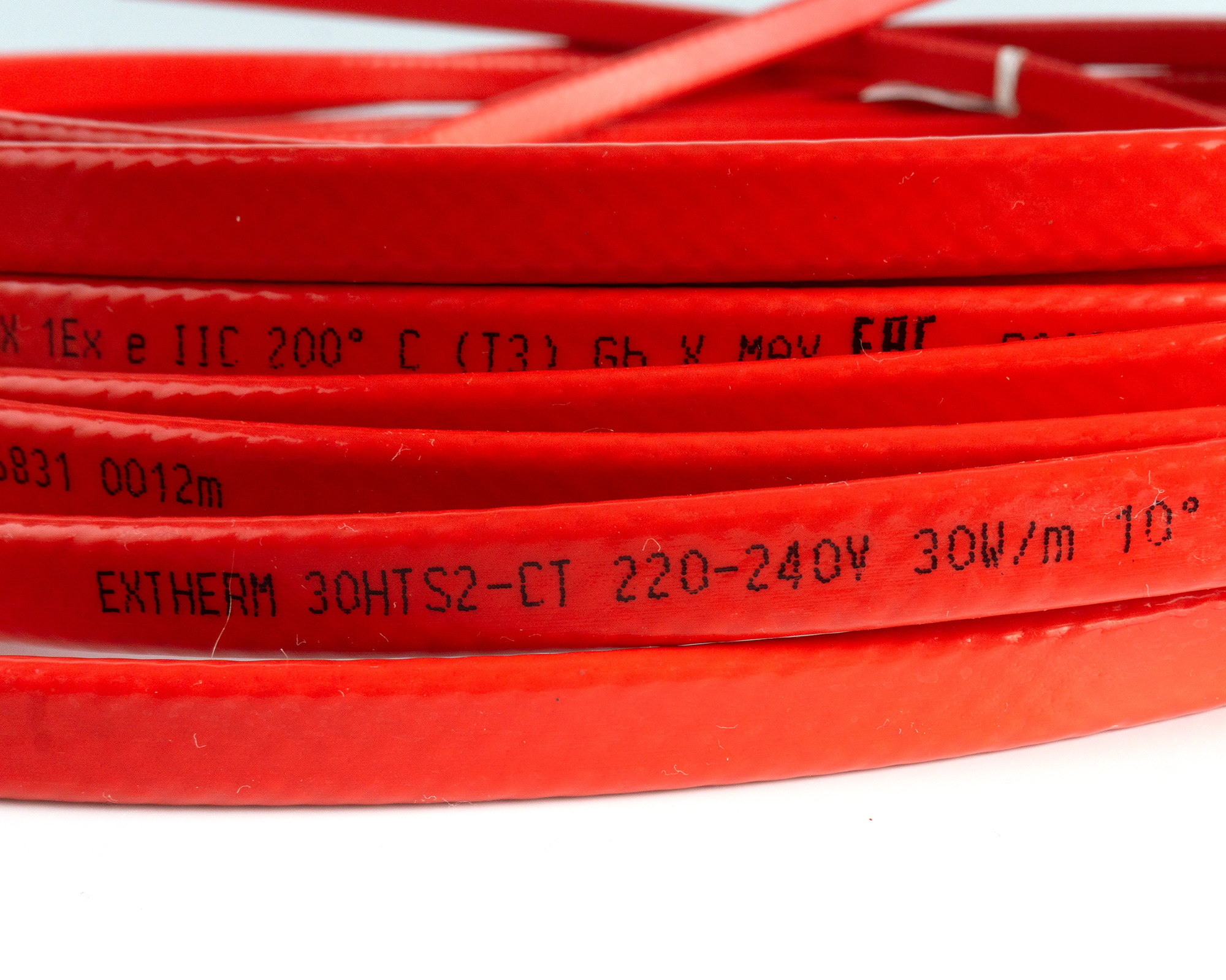 Extherm Extherm 15HXTS2-CТ Саморегулирующийся нагревательный кабель промышленного применения 15 Вт/м, 16AWG, фторопласт