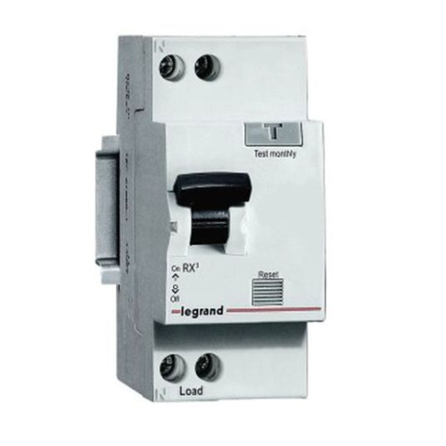 RX3 дифференциальный автоматический выключатель 1P+N 40А 30мА, тип АC, 6kA (хар-ка C) Legrand, 419403