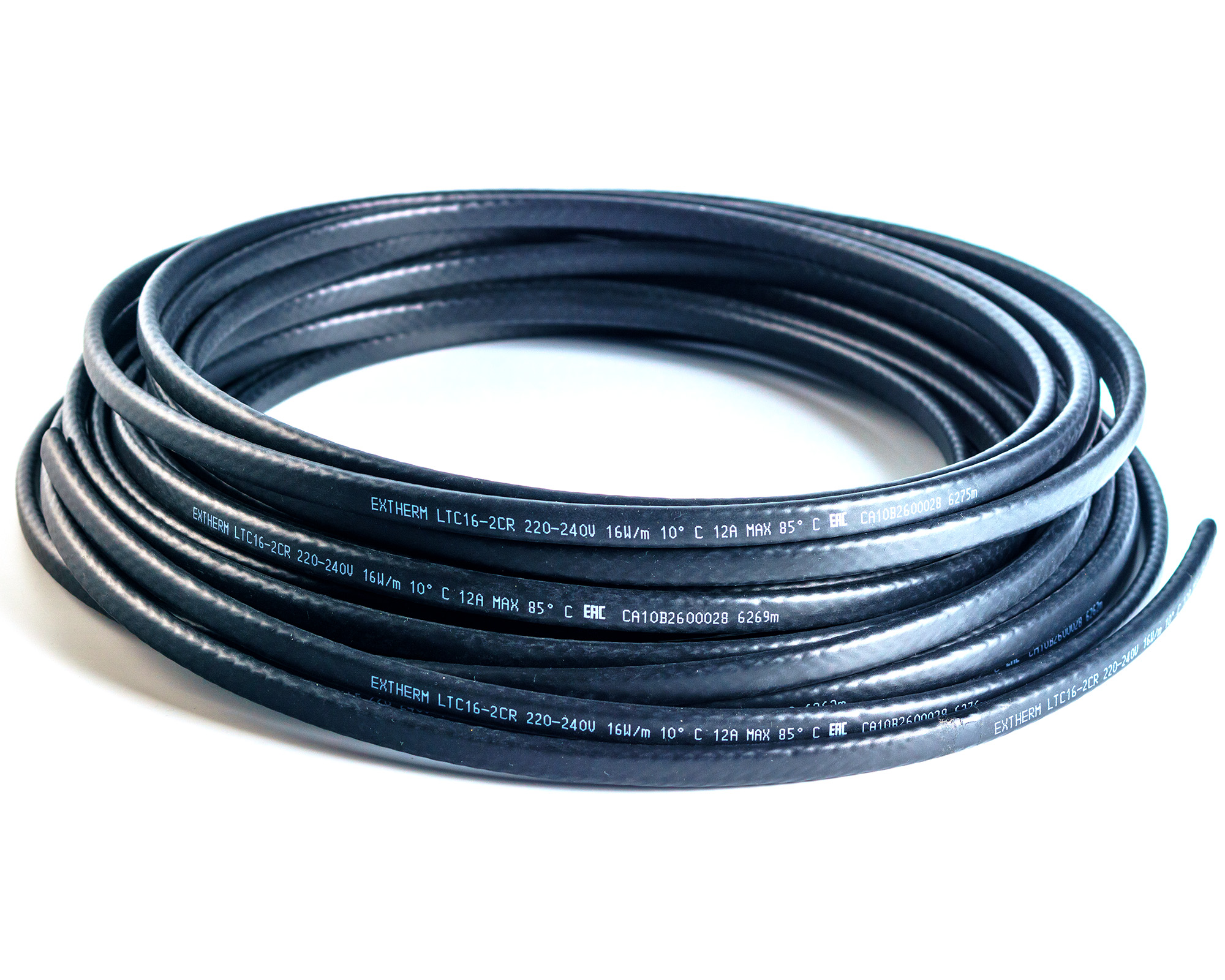Extherm Extherm LXTC16-2CR Саморегулирующийся нагревательный кабель строительного применения (трубы) 16 Вт/м, термопласт