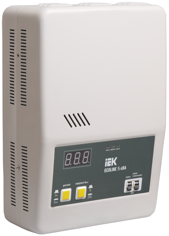 Стабилизатор напряжения настенный серии Ecoline 5 кВА IEK, IVS27-1-05000