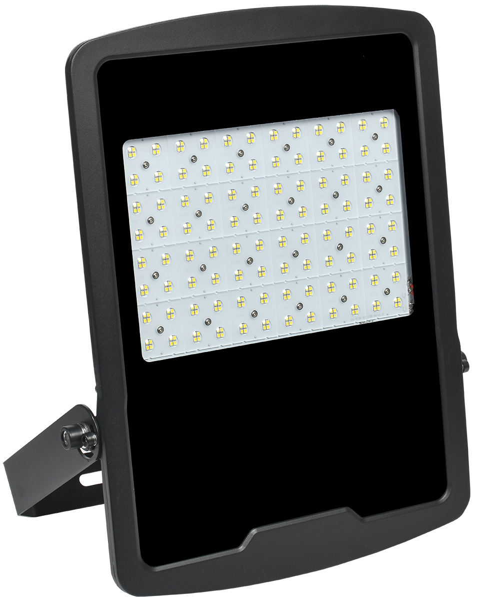Прожектор LED СДО 08-300 PRO 120град 5000К IP65 черный IEK, LPDO8-01-300-120-50-K02