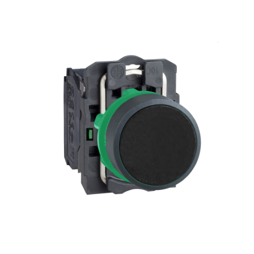 Кнопка чёрная без фиксации 1НО (в сборе) Schneider Electric, XB5AA21