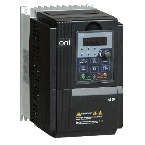 Преобразователь частоты A650 380В 3Ф 5,5kW 13А ONI, A650-33E055T