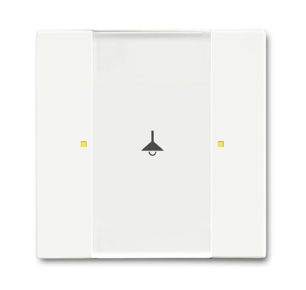 6125/02-884-500 Сенсор 1/2-клавишный, белый бархат ABB, 2CKA006115A0226