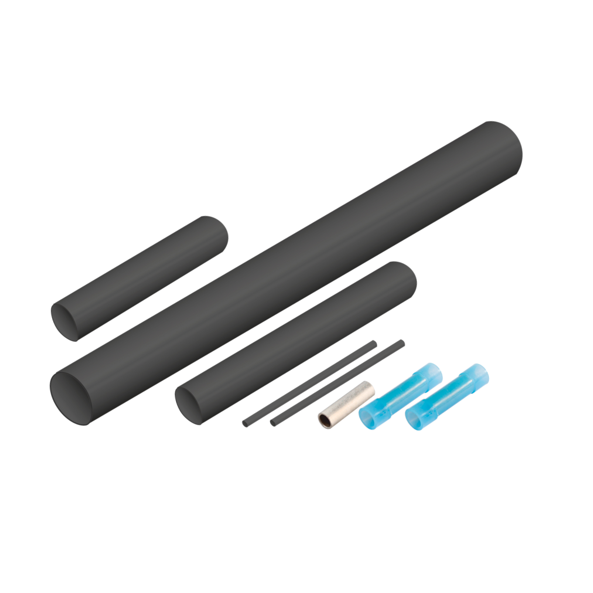 Extherm Extherm SXLL splice Комплект для ремонта/соединения и концевой заделки саморегулирующихся кабелей SXLL термоусадочный (10 шт упак)