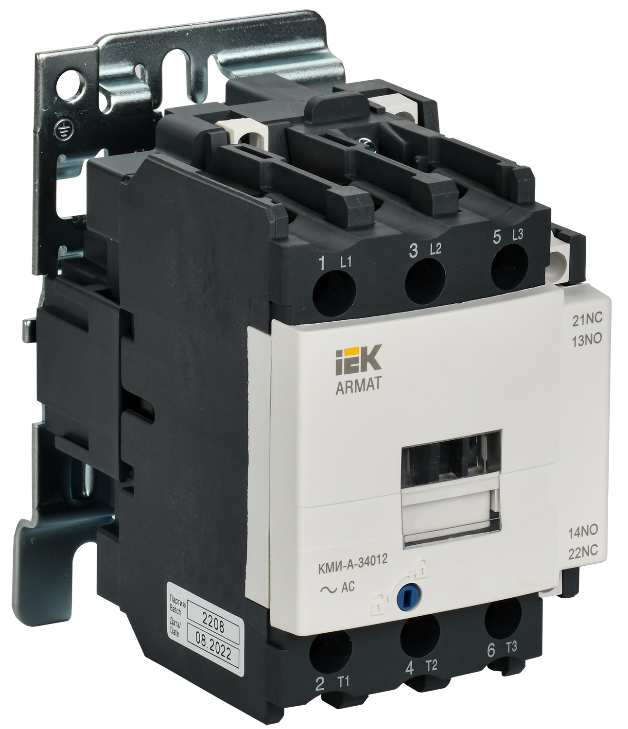 ARMAT Контактор КМИ-А-34012 LC1D 40А 230В/АС3 1НО/1НЗ ИЭК, AR-ACC-31-040-230-11