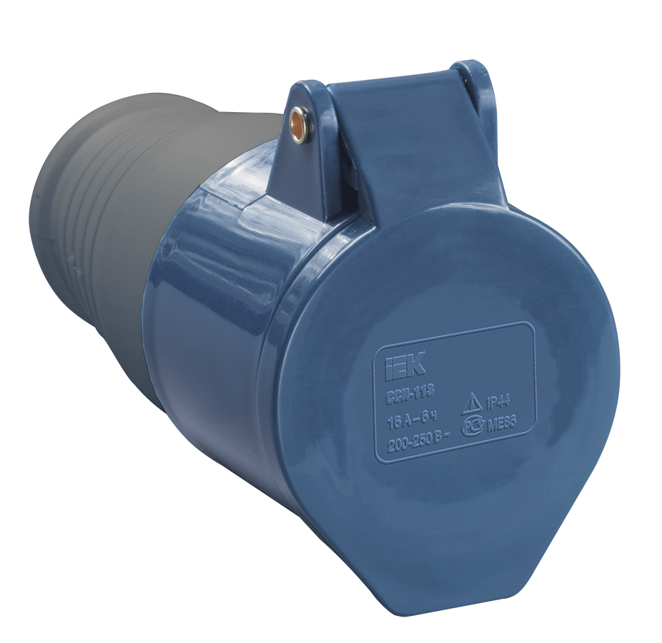ССИ-223 Розетка переносная 2Р+РЕ 32А 200-250В IP44 ИЭК, PSR21-032-3