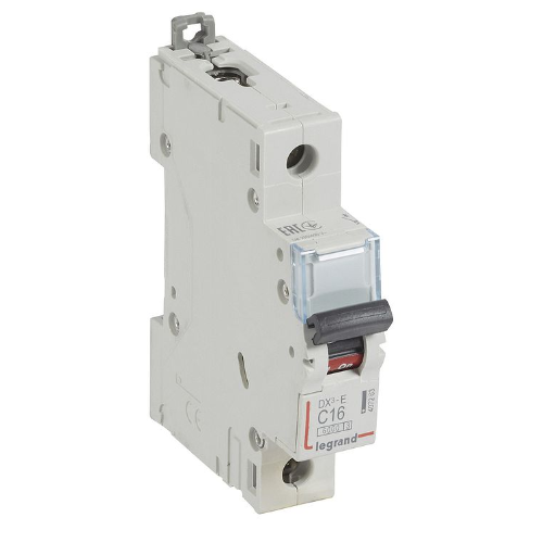 DX3-E Автоматический выключатель 1-полюсный 16A 6kA (хар-ка C) Legrand, 407263