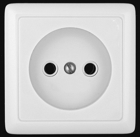 Розетка 2К, О/У, 250В, 16А (белый) Хит Systeme Electric, RA10-131-B