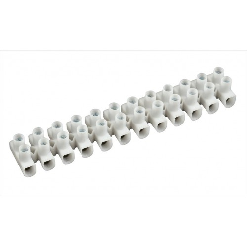 SK2 Клеммная колодка винтовая 4mm2 12 полюсная (белая) Klemsan, 431012