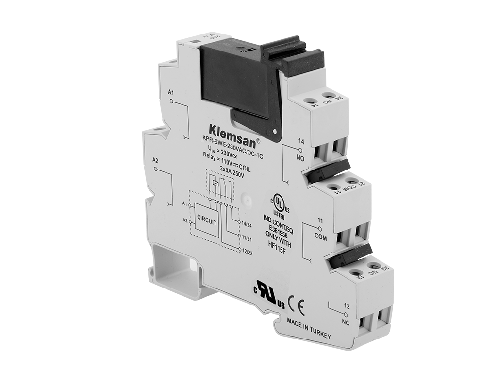 KPR-SWE-230VAC/DC-1C Интерфейсное реле 12A Klemsan, 272120