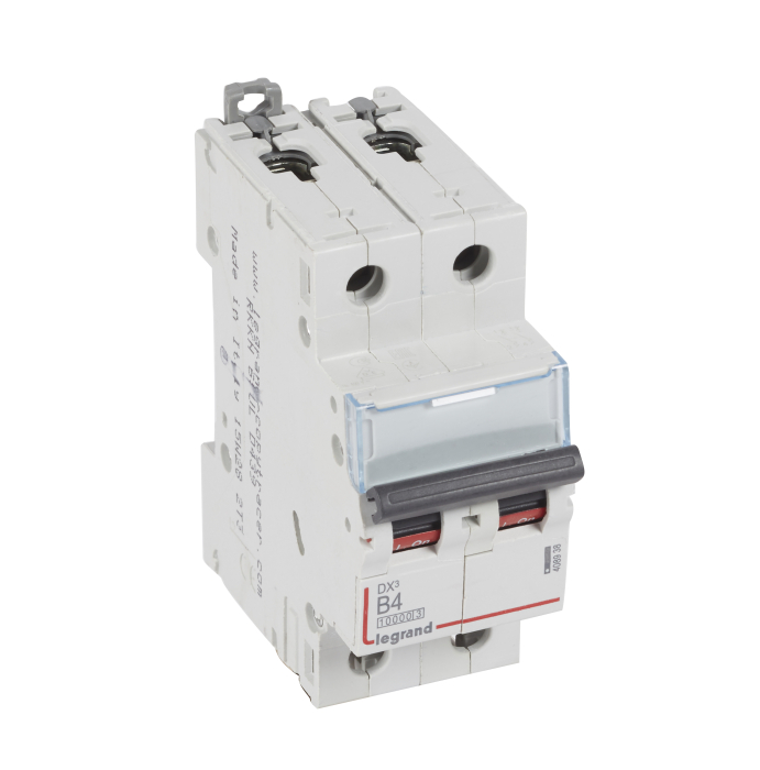 DX3 Автоматический выключатель 2-полюсный B4A 16kА (хар-ка В) Legrand, 408938