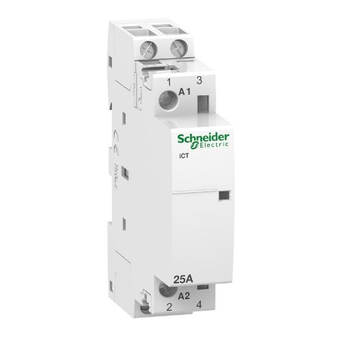 iCT Модульный контактор 25A 2НО 230/240В АС Schneider Electric, A9C20732