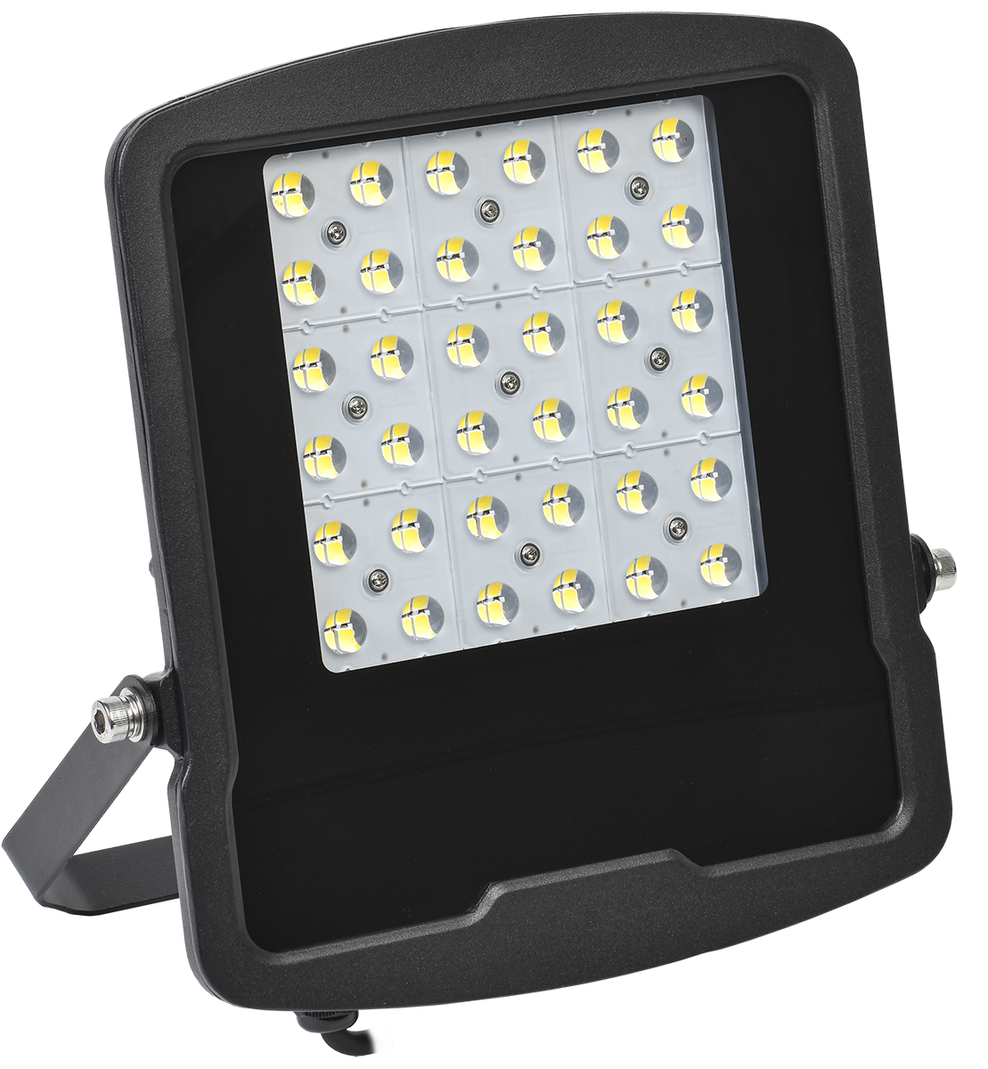 Прожектор LED СДО 08-100 PRO 40х90град 5000К IP65 черный IEK, LPDO8-01-100-40-90-50-K02