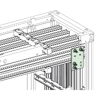 Комплект для подсоединения к шинам linergy evolution 4000a Schneider Electric, LVS04607