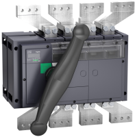 Выключатель-разъединитель Compact INV2500, 4P, 2500А (с черной ручккой) Schneider Electric, 31369