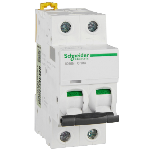 iC65N 2P 10А Автоматический выключатель 2-полюсный, 10А, 6кА (хар-ка C) Schneider Electric