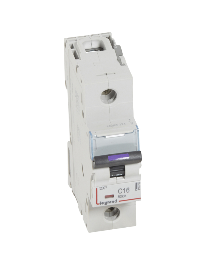DX3 Автоматический выключатель 1-полюсный, 16A, 50kA (хар-ка C) Legrand, 410135