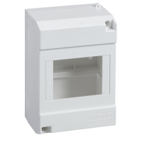 Бокс навесной MICRO PRAGMA белый на 8 мод. (без дверцы и клеммников) IP40 Schneider Electric, 10208