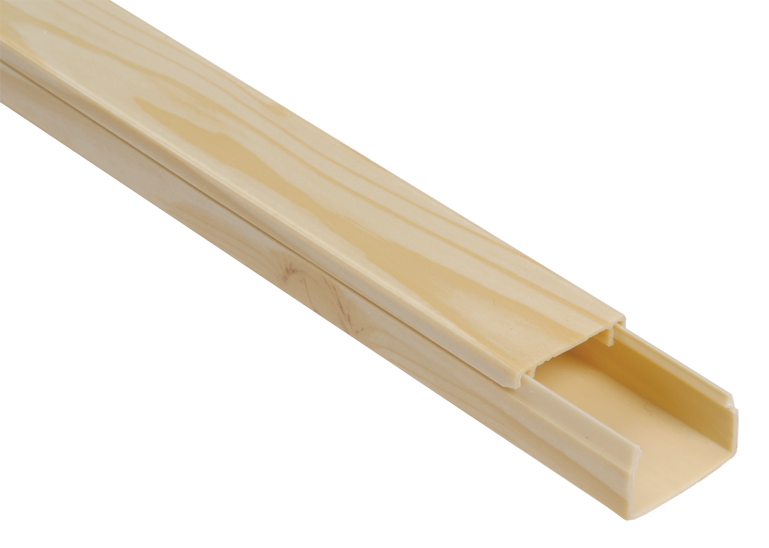 Кабель-канал 25х16 "ЭЛЕКОР" сосна. (50 м)  ИЭК, CKK10-025-016-1-K34