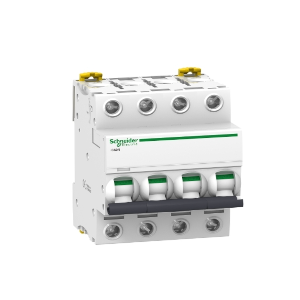 iC60N 4P 40А Автоматический выключатель 4-полюсный, 40А, 6кА (хар-ка C) Schneider Electric, A9F79440