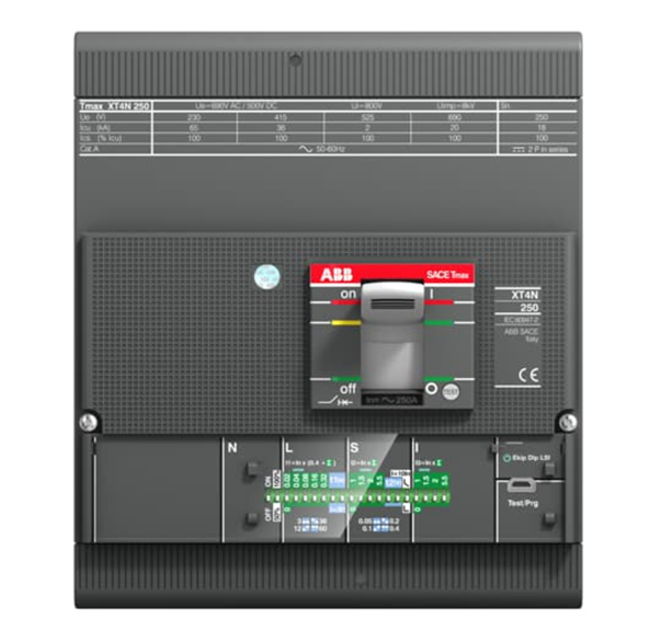 XT4S 160 Ekip Dip LIG 63A 4P F F Автоматический выключатель 4-полюсный, 63A, 50kA ABB, 1SDA100227R1