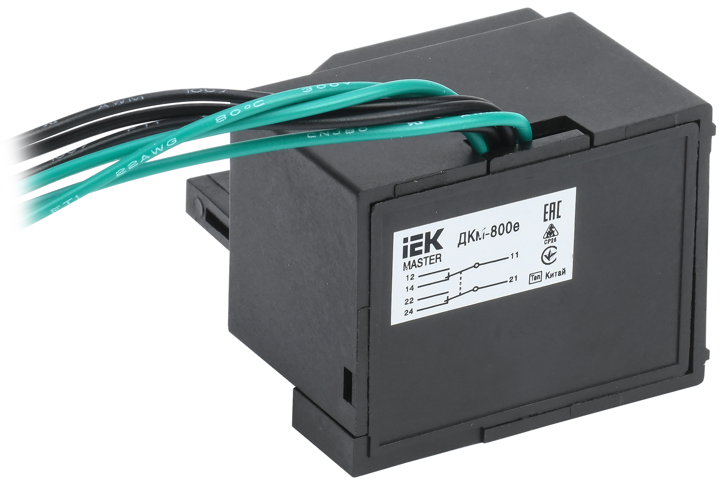 Контакт дополнит. ДКм-800е (ДКм-40) MASTER эл. р. ИЭК, SVA71D-DK-1-02