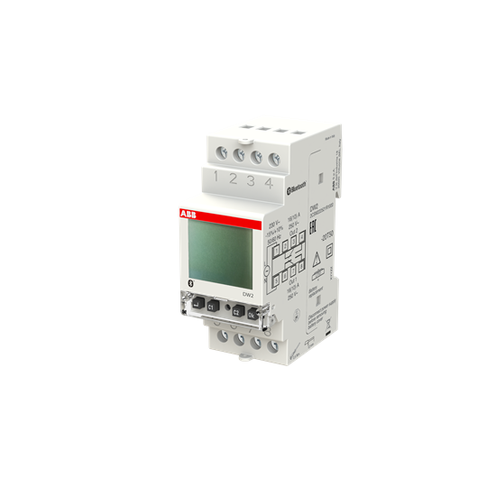 DW2 Цифровое реле времени с резервом питания, 2ПК 16А 230В AC (суточное/недельное) ABB, 2CSM222521R1000