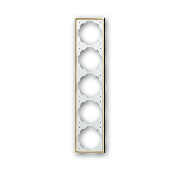 1725-73 Рамка 5-постовая (золото) impuls ABB, 2CKA001754A3690
