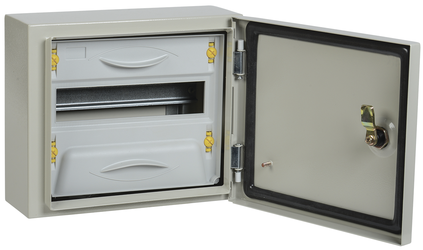 Корпус металлический ЩРн-12мз-1 У2 IP54 PRO ИЭК, MKM16-N-12m-54-ZU