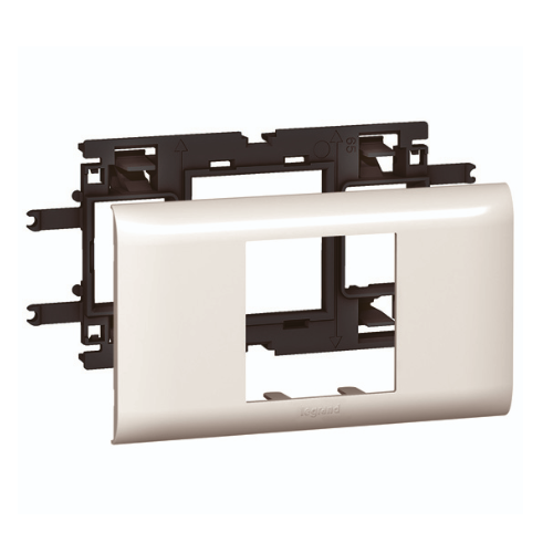 Суппорт на 2 модуля, к/к 10429 (крышка 65 мм) Mosaic Legrand, 010952