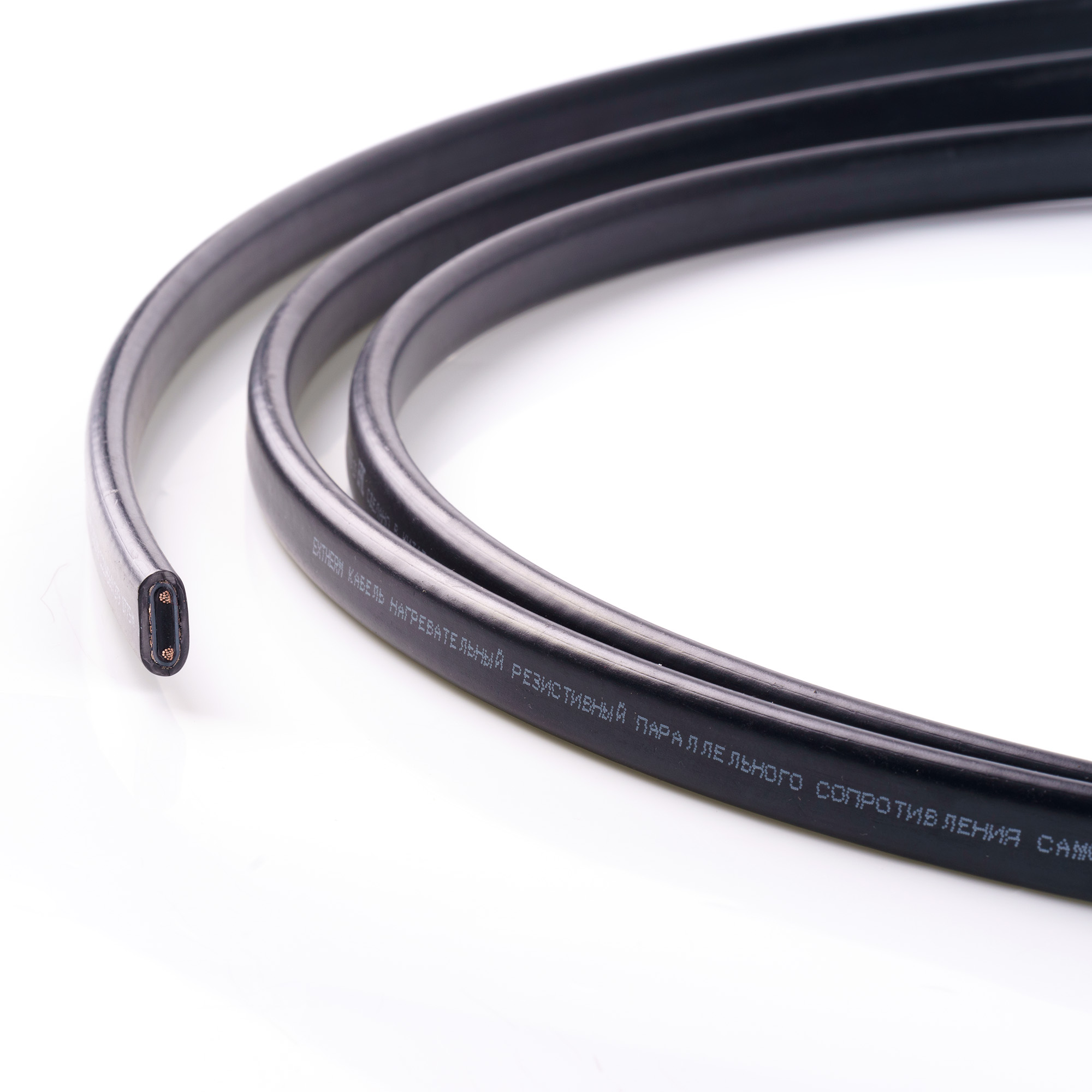 Extherm Extherm EPL-2CR Кабель нагревательный саморегулирующийся 80 Вт/м при 0°С в бетоне EPL-2CR (открытые площадки, подъездные пути, тротуары) , термопласт