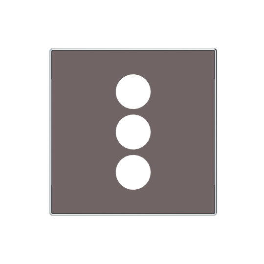 8555.3 TP Накладка для механизма 3RCA, SKY, Тауп ABB, 2CLA855530A6301