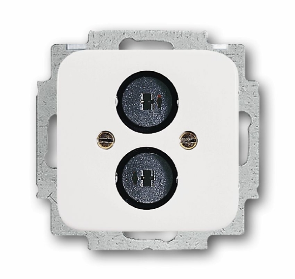 2147 U-214 Розетка для громкоговорителя (альпийский белый) Reflex SI ABB