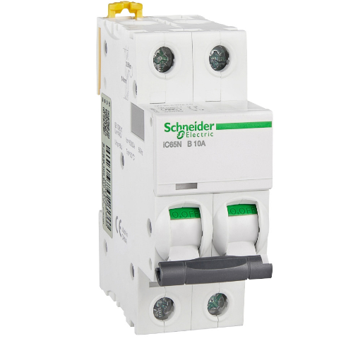 iC65N 2P 10А Автоматический выключатель 2-полюсный, 10А, 6кА (хар-ка B) Schneider Electric