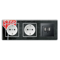 Рамка 3-постовая, sm (прозрачный) Merten M-Creativ Schneider Electric, MTN4030-3500