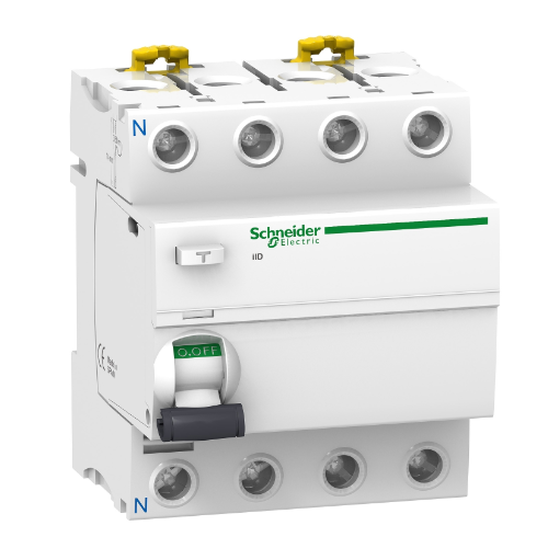 iID 4Р 63A 30mA AC Блок утечки тока 4-полюсный, 63A, 30mA, тип АC (УЗО) Schneider Electric, A9R52463