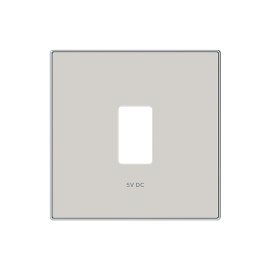 8585.2 DN Накладка для механизма USB зарядного устройства, SKY, Дюна ABB, 2CLA858520A6201