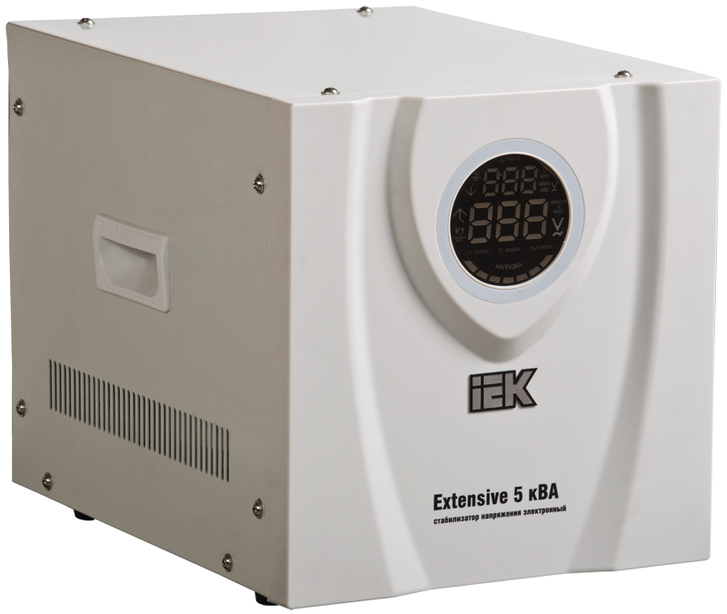 Стабилизатор напряжения переносной серии Extensive 5 кВА IEK, IVS23-1-05000