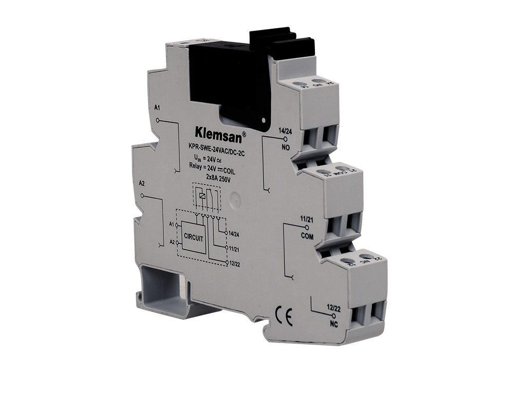 KPR-SWE-230VAC/DC-2C Интерфейсное реле 2x8A Klemsan, 272626