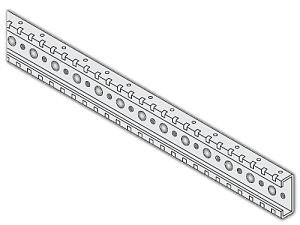 PCCM0600 Профиль гальв.для каб.секц. D=600мм (1 уп.-2 шт) ABB, 1STQ001337B0000